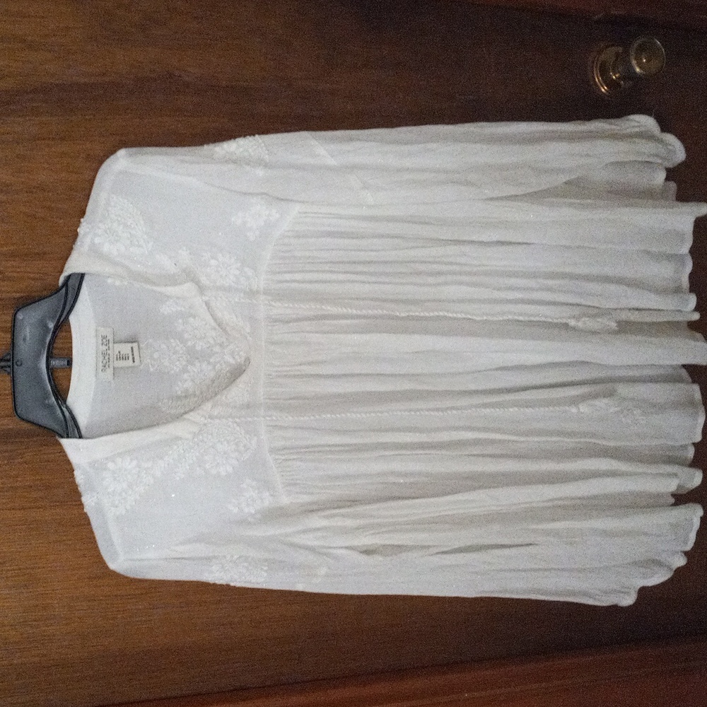 RACHEL ZOE LARGE BLOUSE WHITE